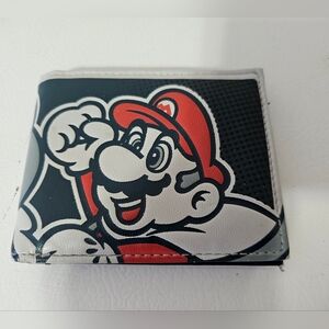 Super Mario Bros Bifold Fashion Leather Wallet
